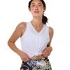 Onzie Knot Yoga Tee White