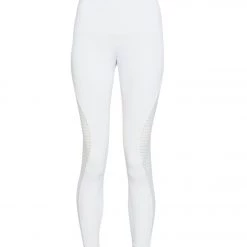 CLOTHING Onzie Shape Mesh 7/8 Yoga Leggings White Stripe Mesh