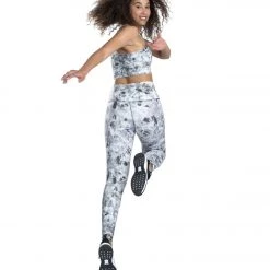 CLOTHING DYI Printed Signature Yoga Leggings Space Age Foil