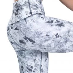 CLOTHING DYI Printed Signature Yoga Leggings Space Age Foil