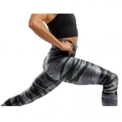 DYI High Waisted Shine Signature Yoga Leggings Sharkskin Camo