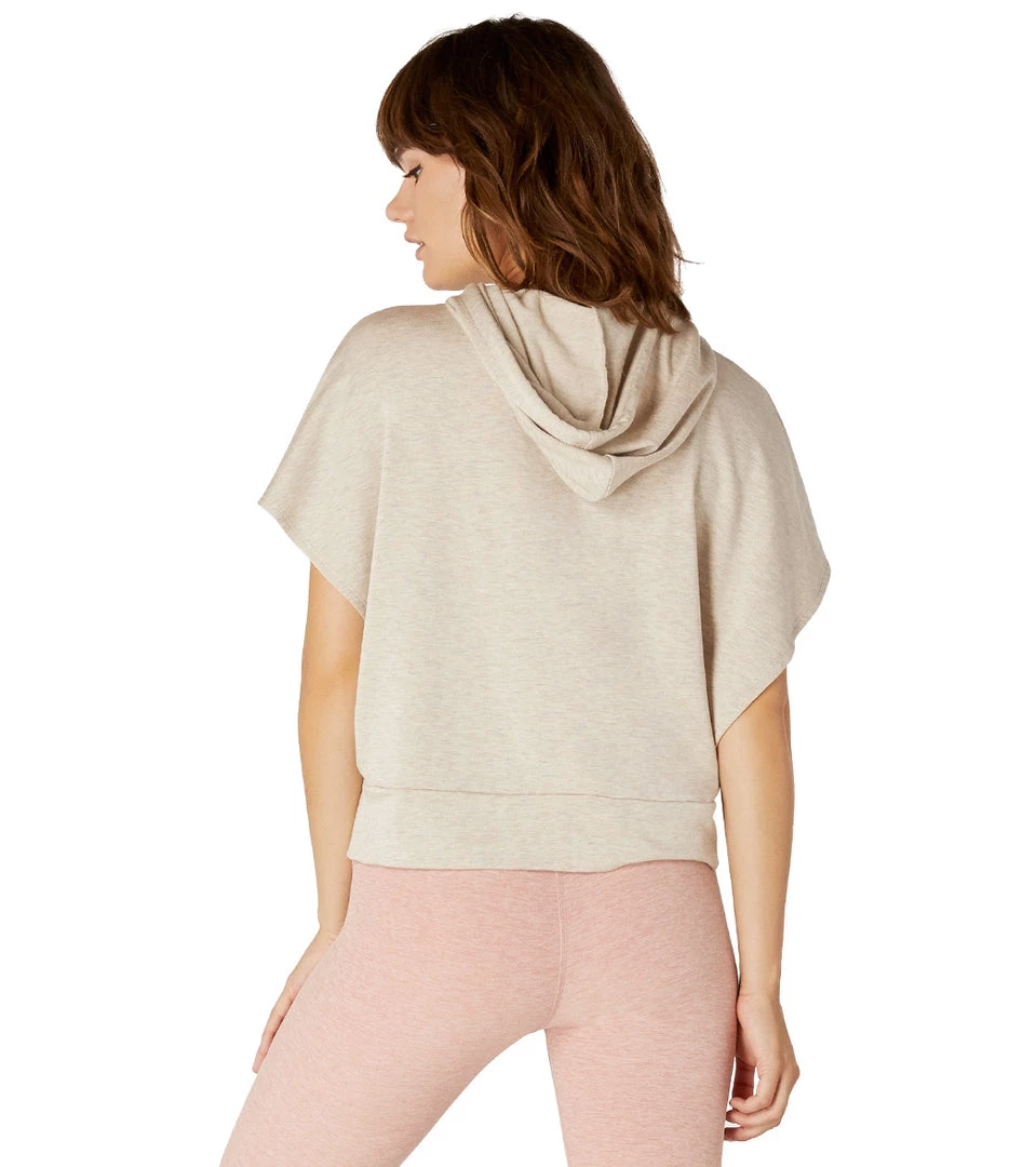Beyond Yoga Open Side After Yoga Hoodie Oatmeal Heather CLOTHING 4 Beyond Yoga Open Side After Yoga Hoodie Oatmeal Heather CLOTHING