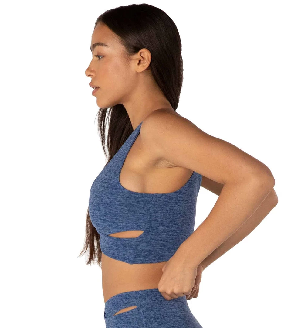 Beyond Yoga Spacedye That's A Wrap Cropped Yoga Tank Serene/Hazy Blue CLOTHING 5 Beyond Yoga Spacedye That's A Wrap Cropped Yoga Tank Serene/Hazy Blue CLOTHING