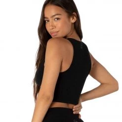 Beyond Yoga Spacedye That's A Wrap Cropped Yoga Tank Darkest Night CLOTHING 11 Beyond Yoga Spacedye That's A Wrap Cropped Yoga Tank Darkest Night CLOTHING