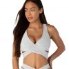 Beyond Yoga Spacedye That's A Wrap Cropped Yoga Tank Silver Mist CLOTHING