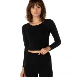 Beyond Yoga Spacedye In The Mix Cropped Yoga Longsleeve Top CLOTHING