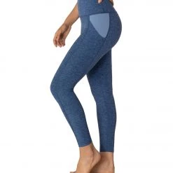 CLOTHING Beyond Yoga Spacedye In The Mix High Waisted 7/8 Yoga Leggings Serene/Hazy Blue 10 CLOTHING Beyond Yoga Spacedye In The Mix High Waisted 7/8 Yoga Leggings Serene/Hazy Blue