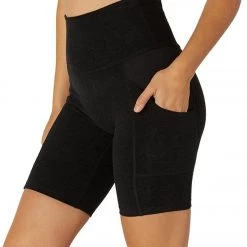 CLOTHING Beyond Yoga Spacedye In The Mix High Wasited Biker Shorts Darkest Night
