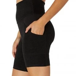 CLOTHING Beyond Yoga Spacedye In The Mix High Wasited Biker Shorts Darkest Night