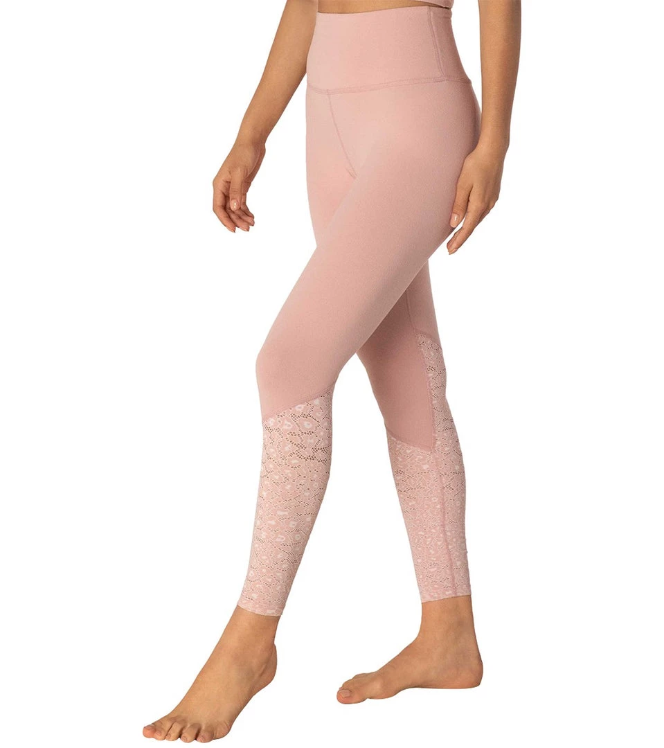 Beyond Yoga Back Me Up High Waisted 7/8 Yoga Leggings Tinted Rose CLOTHING 4 Beyond Yoga Back Me Up High Waisted 7/8 Yoga Leggings Tinted Rose CLOTHING