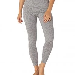 Beyond Yoga Leopard High Waisted 7/8 Yoga Leggings Gray CLOTHING