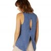 CLOTHING Beyond Yoga All About It Split Back Yoga Tank Serene/Hazy Blue