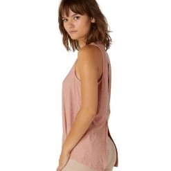 Beyond Yoga All About It Split Back Yoga Tank Tinted Rose/Pink Quartz CLOTHING