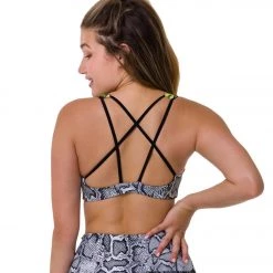 Onzie Graphic Mudra Yoga Sports Bra Vixen