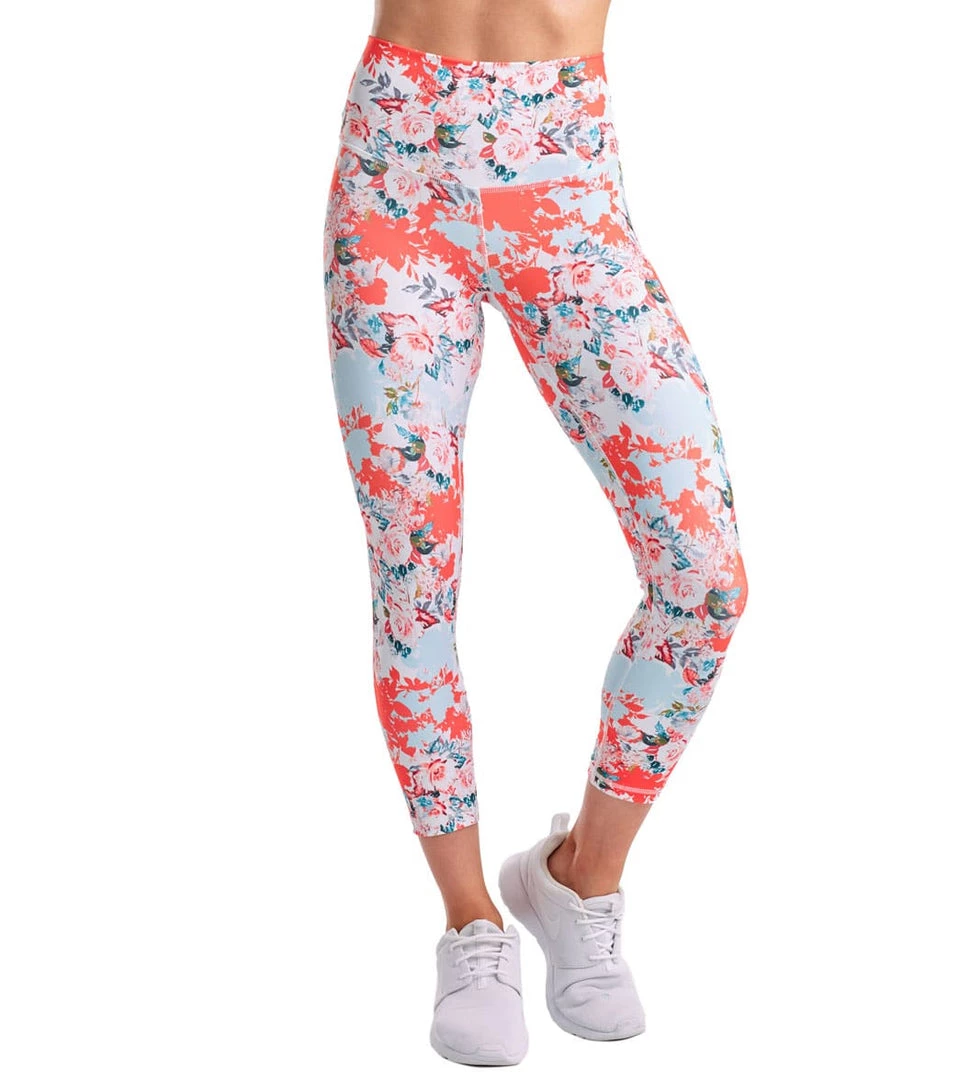 DYI Printed Signature 7/8 Yoga Leggings Nectarine Floral 7/8 Leggings 6 DYI Printed Signature 7/8 Yoga Leggings Nectarine Floral 7/8 Leggings