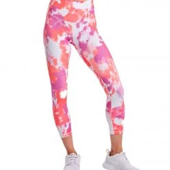DYI Printed Signature 7/8 Yoga Leggings Stellar Dye