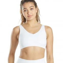 Everyday Yoga Embrace Thick Strap Sports Bra White CLOTHING