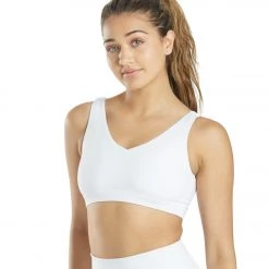 Everyday Yoga Embrace Thick Strap Sports Bra White CLOTHING