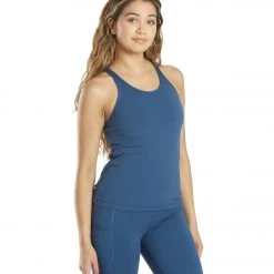 Everyday Yoga Serenity Thin Strap Support Tank True Navy 11 Everyday Yoga Serenity Thin Strap Support Tank True Navy
