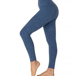 Beyond Yoga Spacedye High Waisted Long Yoga Leggings Serene/Hazy Blue CLOTHING