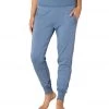 CLOTHING Beyond Yoga Cozy Fleece Foldover Long Sweatpant Joggers Serene Blue Heather