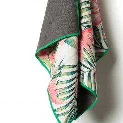 Nomadix Palms Yoga Hand Towel Pink YOGA MATS & PROPS