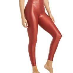 CLOTHING KORAL Lustrous High Rise Yoga Leggings Vermelho