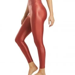 CLOTHING KORAL Lustrous High Rise Yoga Leggings Vermelho