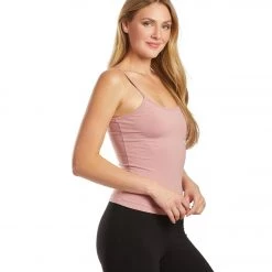 Hard Tail Bound Yoga Tank Top Pink Ruffle CLOTHING