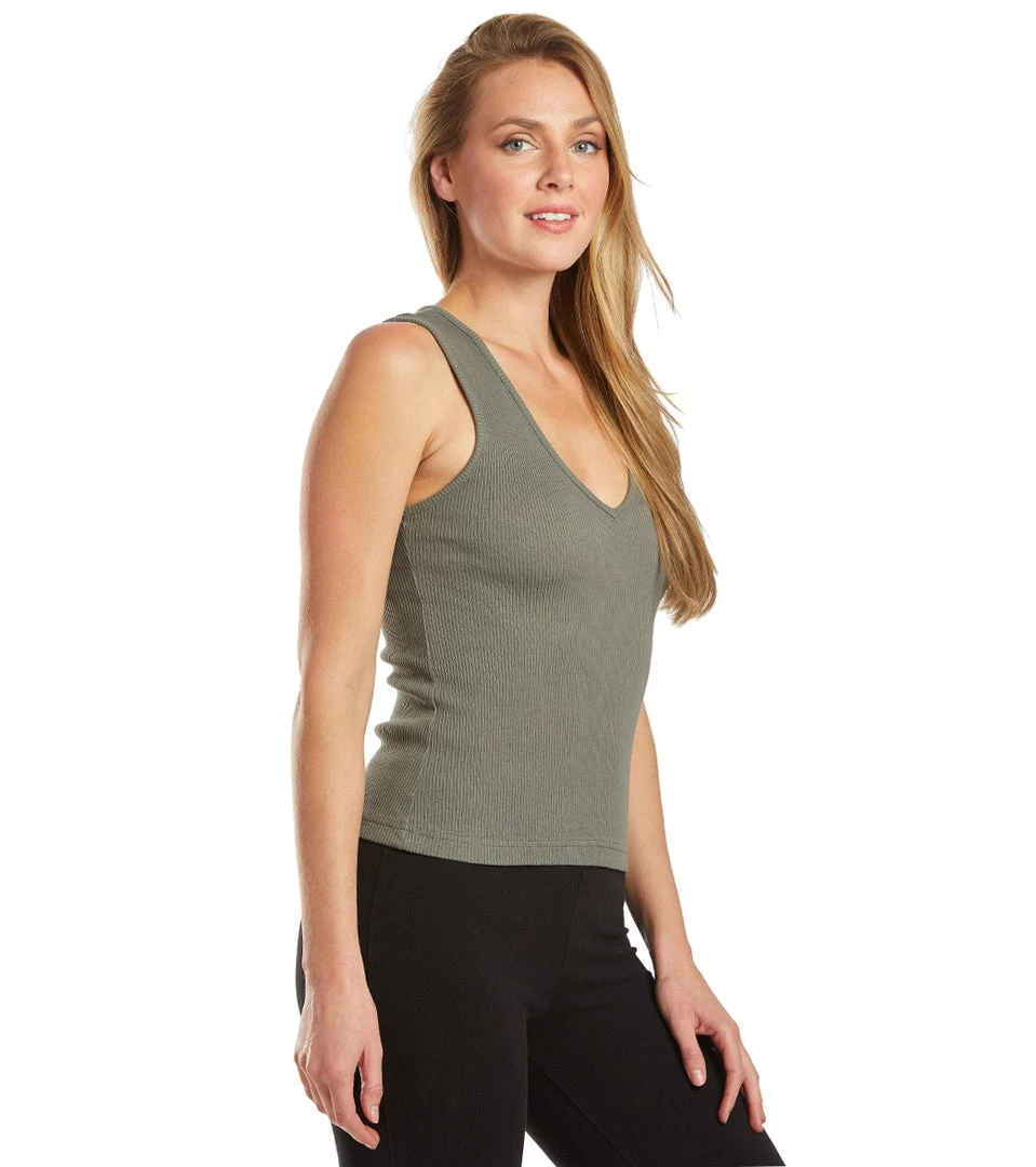 Hard Tail Deep V Yoga Tank Top Flight Suit 4 Hard Tail Deep V Yoga Tank Top Flight Suit