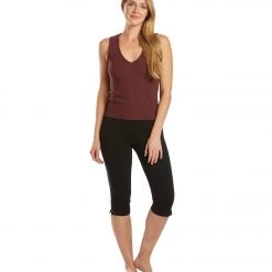Hard Tail Deep V Yoga Tank Top Bordeaux CLOTHING 12 Hard Tail Deep V Yoga Tank Top Bordeaux CLOTHING
