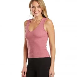 Hard Tail Deep V Yoga Tank Top Guava 13 Hard Tail Deep V Yoga Tank Top Guava