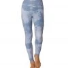 Beyond Yoga Olympus High Waisted 7/8 Yoga Leggings Serene Blue Smoke CLOTHING