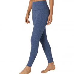 Beyond Yoga Spacedye High Waisted Caught In The Midi 7/8 Yoga Leggings Serene/Hazy Blue