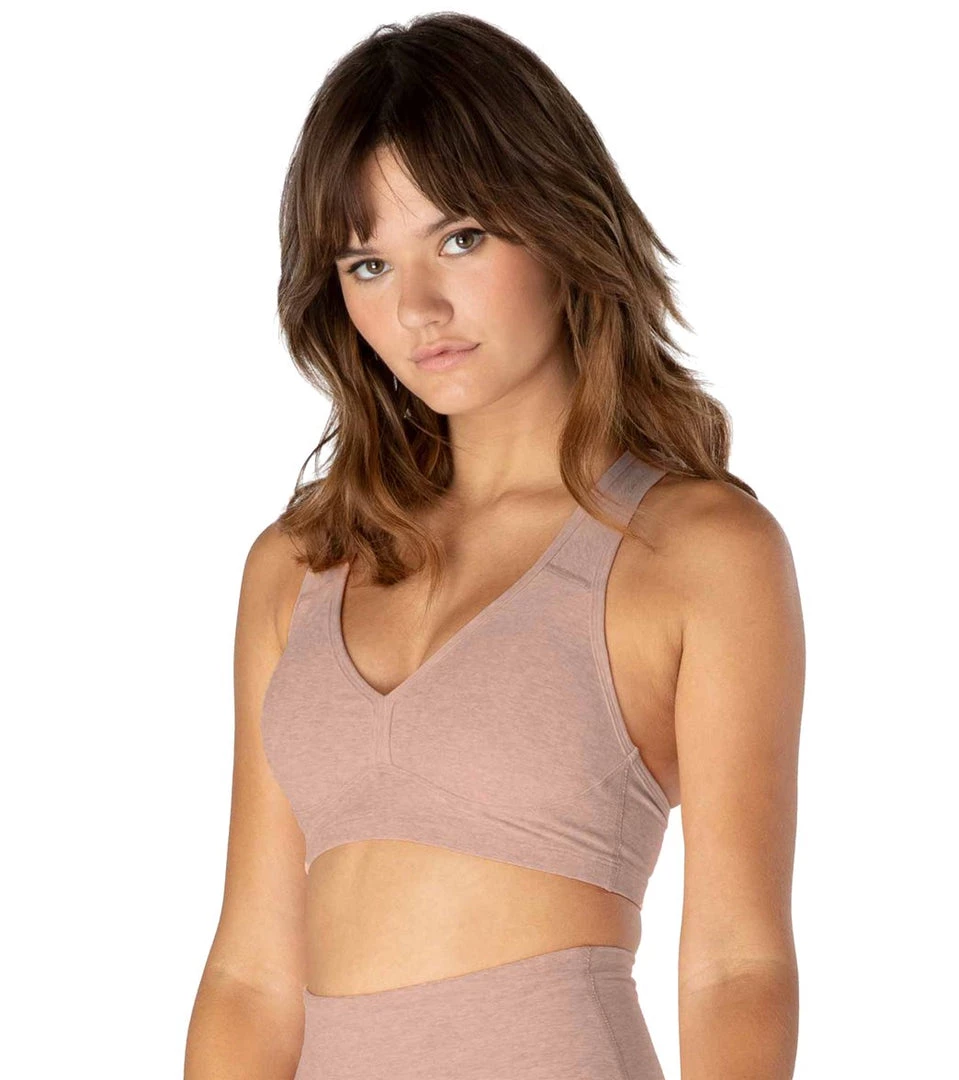 Beyond Yoga Spacedye Lift Your Spirits Yoga Sports Bra Tinted Rose/Pink Quartz CLOTHING 4 Beyond Yoga Spacedye Lift Your Spirits Yoga Sports Bra Tinted Rose/Pink Quartz CLOTHING
