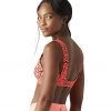 Glyder Tide Yoga Sports Bra Hot Coral Leopard CLOTHING