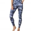 Beyond Yoga Lux High Waisted 7/8 Yoga Leggings Blue Camo CLOTHING 1 Beyond Yoga Lux High Waisted 7/8 Yoga Leggings Blue Camo CLOTHING