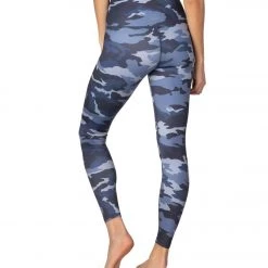 Beyond Yoga Lux High Waisted 7/8 Yoga Leggings Blue Camo CLOTHING