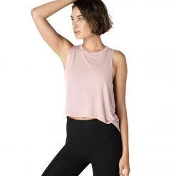 Beyond Yoga Wrap Around Yoga Tank Top Pink Quartz CLOTHING 10 Beyond Yoga Wrap Around Yoga Tank Top Pink Quartz CLOTHING