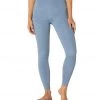 CLOTHING Beyond Yoga Heather Rib High Waisted 7/8 Yoga Leggings Serene Blue Heather 1 CLOTHING Beyond Yoga Heather Rib High Waisted 7/8 Yoga Leggings Serene Blue Heather