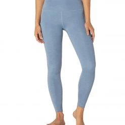 CLOTHING Beyond Yoga Heather Rib High Waisted 7/8 Yoga Leggings Serene Blue Heather 13 CLOTHING Beyond Yoga Heather Rib High Waisted 7/8 Yoga Leggings Serene Blue Heather