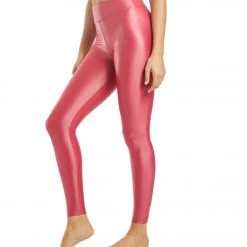 KORAL Lustrous High Rise Yoga Leggings Carmine CLOTHING