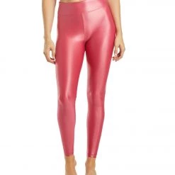 KORAL Lustrous High Rise Yoga Leggings Carmine CLOTHING
