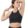 Women Manduka Pro Zip Front Yoga Sports Bra Black 2 Women Manduka Pro Zip Front Yoga Sports Bra Black