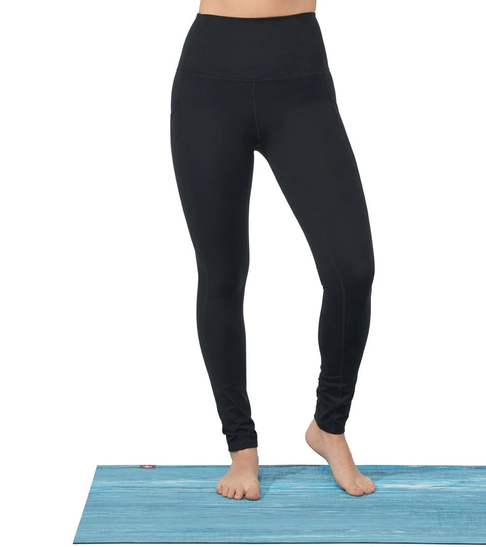 CLOTHING Manduka Performance High Waisted Pocket Yoga Leggings Black 8 CLOTHING Manduka Performance High Waisted Pocket Yoga Leggings Black