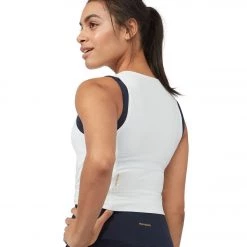 Manduka Pro Tech Twist Tank Top White