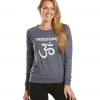 SuperLoveTees Freed(OM) Slouchy Pullover Navy
