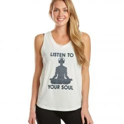 CLOTHING SuperLoveTees Listen To Your Soul Yoga Muscle Tee