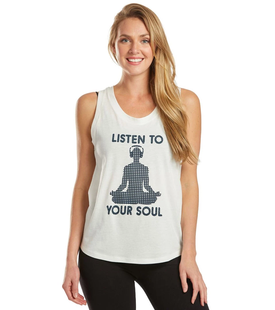 CLOTHING SuperLoveTees Listen To Your Soul Yoga Muscle Tee 3 CLOTHING SuperLoveTees Listen To Your Soul Yoga Muscle Tee