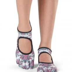 ACCESSORIES Toesox Bellarina Full-Toe Yoga Grip Socks Mantra